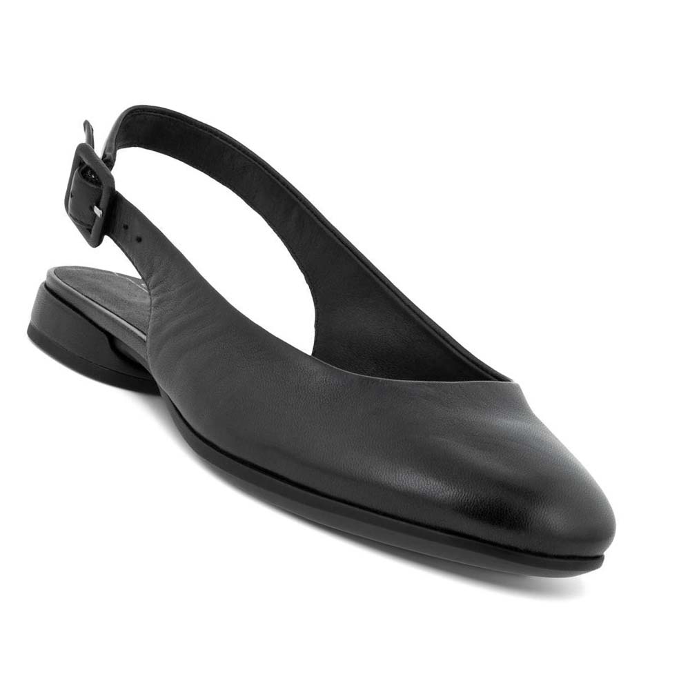 Women's Ecco Anine Sling-back Ballet Flats Black | USA 6UZG